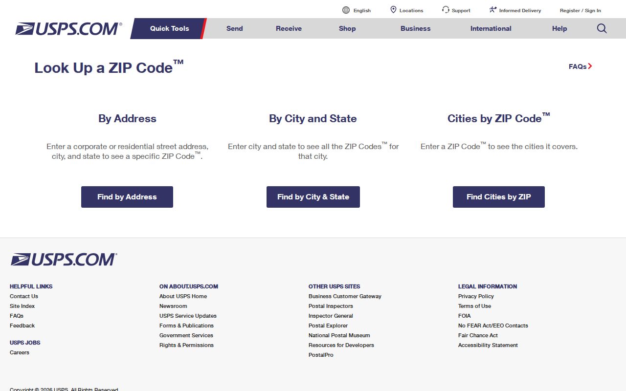 Killeen ZIP code directory USPS ZIP lookup form